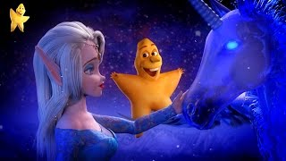 🌟 FROZEN Land's Alisa Rides a Unicorn: 3D Twinkle, Twinkle Little Star Song Adventure