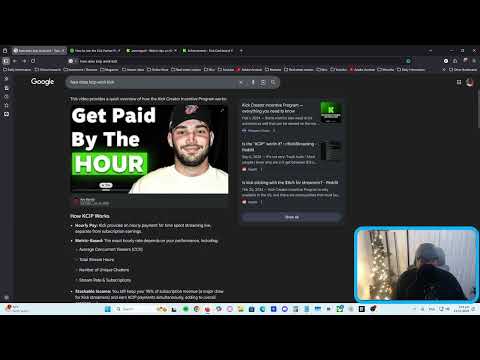 Kick Streaming Pay Hourly