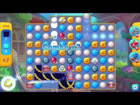 Fishdom 5755 Level - 16 moves - NO BooSTERS