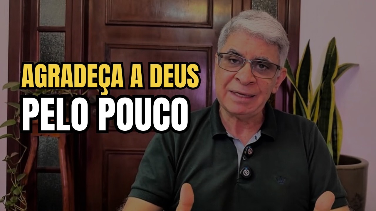 A GRATIDÃO VEM ANTES DA MULTIPLICAÇÃO - Minuto com Deus de Hoje