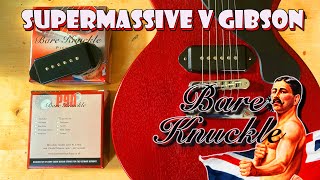 Video thumbnail for Gibson Factory P90 V Bare Knuckle Supermassive P90 - sound test by Dunsys Guitar World