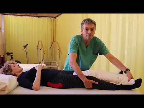 Mobilizzazione di una paziente con protesi d'anca