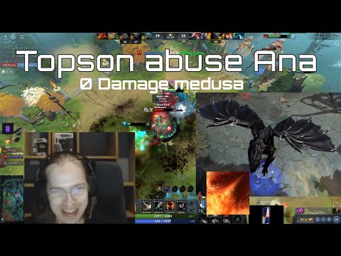 Topson abused Ana | 80% damage reduction [ana medusa]