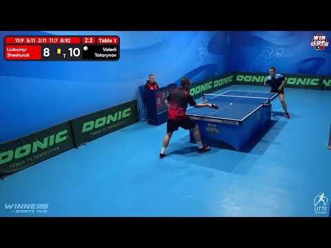00:30 Liubomyr Sheshurak  2 - 3 Valerii Tatarynov West 5 WIN CUP 02.11.2022 | TABLE TENNIS WINCUP