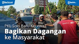 PKL Solo Baru Kecewa Tak Bisa Jualan, Jalan Ir Soekarno Tutup: Dagangan Dibagikan ke Masyarakat