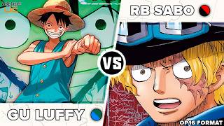 Luffy GU vs Sabo RB ⚔️ | R1 – OP16 FORMAT | One Piece Card Game