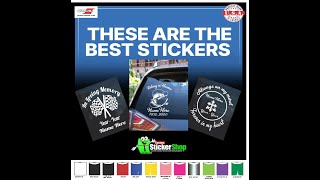 In Memory Decal | Huge Selection of Designs | Made in USA