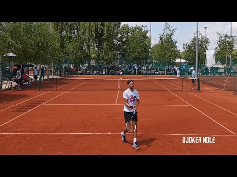 Novak Djokovic & Grigor Dimitrov Practice - Belgrade 2020 | Court Level View