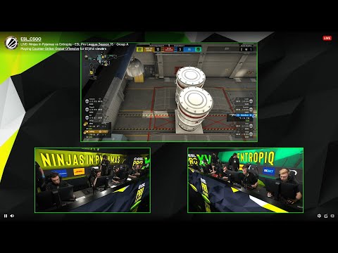 [EN] Ninjas in Pyjamas vs  Entropiq | ESL Pro League Season #15 | Group A