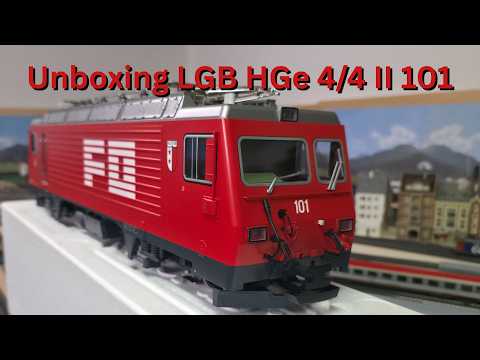 Unboxing LGB 23103,   HGe 4/4 II 101  FO