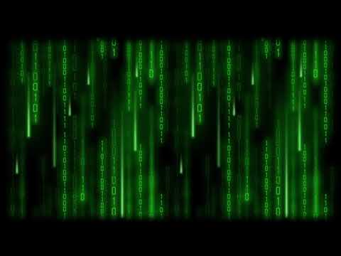 RELAX with AMBIENT MUSIC and MATRIX CODE RAIN Effect - Binary | 3 Hours
