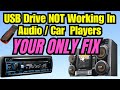 Mp3 Songs Not Playing In Car Usb || Pen Drive not Working In Music Player || USB Not Working In Car