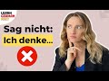 ICH DENKE... - BENUTZE diese ALTERNATIVEN   - 🇩🇪 Learn German Fast