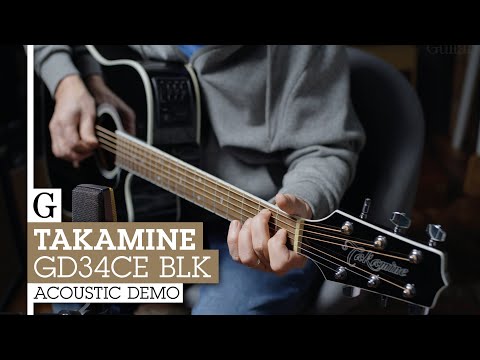 Электроакустическая гитара TAKAMINE GD34CE BLK