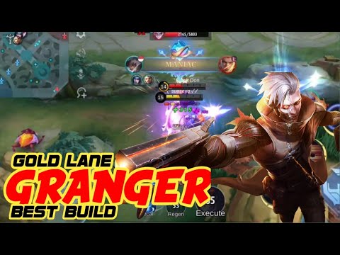 Gold lane maniac Granger | Granger Best Build | Granger gameplay 2022 | mobile legends✓✓