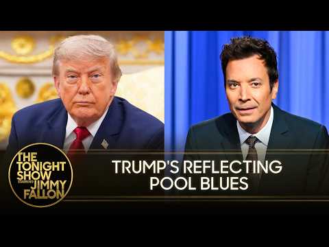 Trump's Prized Reflecting Pool Drained Again for Repairs, Gets the Mitch McConnell Treatment