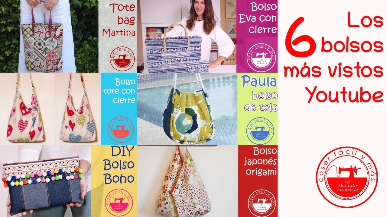 Los 6 bolsos de tela más vistos en YouTube