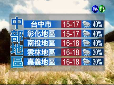 二月二十七日華視午間氣象