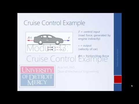 System Dynamics and Control: Module 13d - Introductory Control Design Example