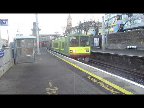 DART class 8600 departing dunlaoghaire