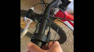 How To Replace SunRace Grip Shifter W/Shimano Trigger Shifter On Diamondback Cobra 24 mountain bike