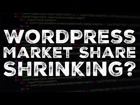 Is WordPress Market Share Shrinking?
