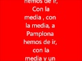 Canciones San Fermin