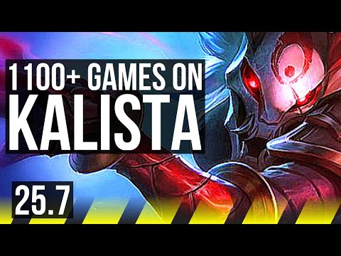 KALISTA & Neeko vs LUCIAN & Sylas (ADC) | 1100+ games | KR Master | 25.7