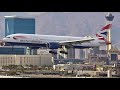 140 Planes In 80 Min LAS VEGAS Airport Plane Spotting Rush Hour Close Up Landing Take Off