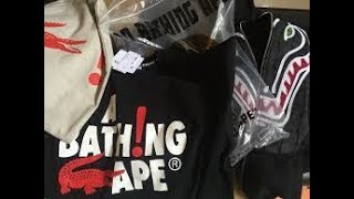 2015 Bathing Ape (BAPE) x Lacoste Live - Hoodie &a