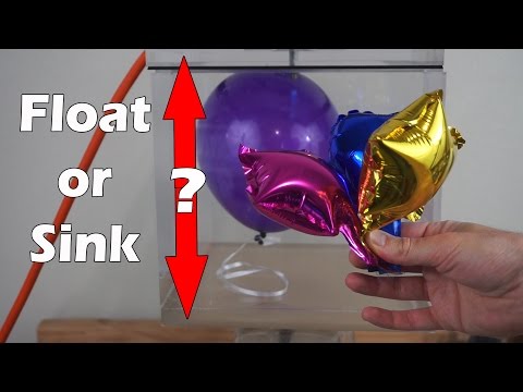 Will Helium Filled Balloons Float or Sink In a Vacuum Chamber? Video