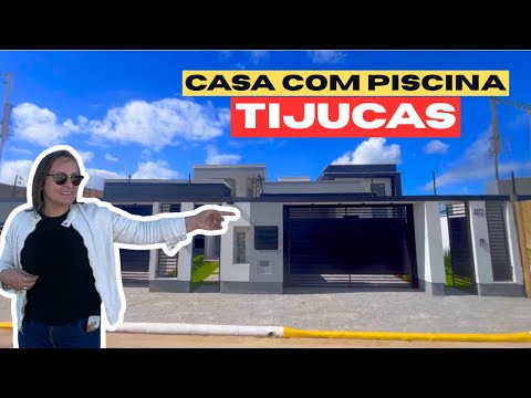TIJUCAS Surpreende! Casa Incrível com Piscina, Tecnologia e Muito Estilo.