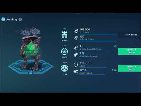 [WR ]Maxing Out War Robots  - Titans: Ao Ming