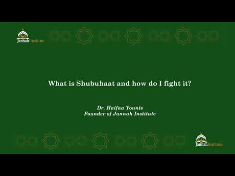 Q&A with Dr. Haifaa Younis: Shubuhaat?