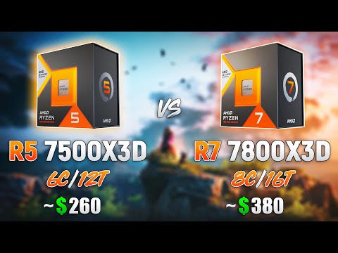 Процесор AMD Ryzen 5 7500X3D 4.0GHz (96MB, Zen 4, 65W, AM5) Tray (100-000001904)