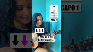 EASY All Of Me - John Legend Guitar Tutorial ðbb¸ #shorts