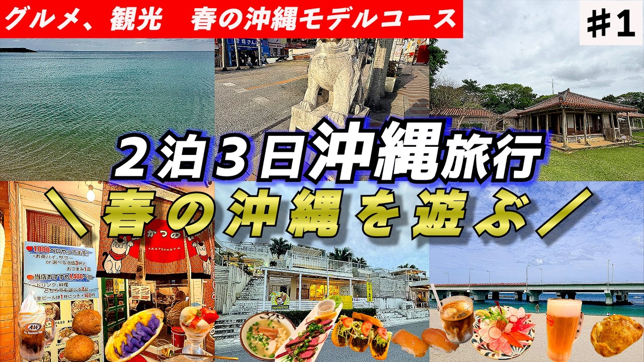 【沖縄大人ひとり旅♯１】春に行きたい観光スポットをゆるく紹介　国際通り/ウミカジテラス/識名園