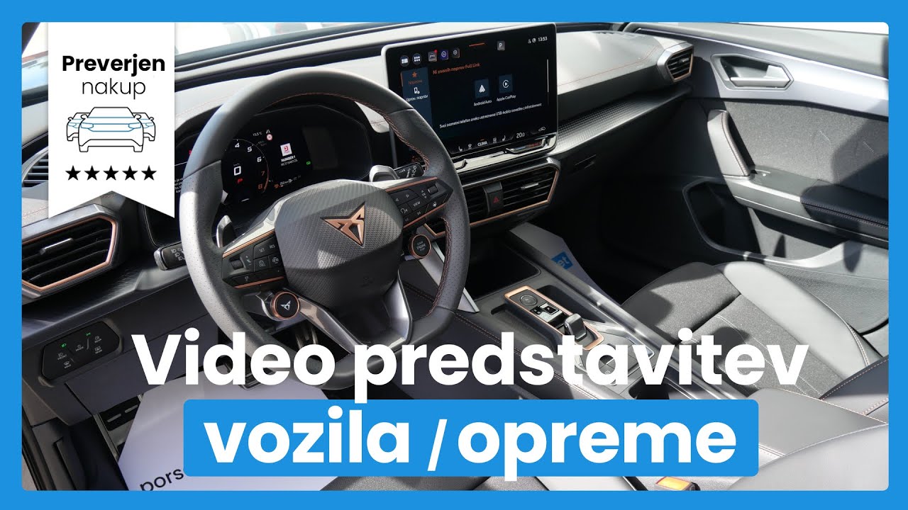 Cupra Formentor 1.5 eTSI DSG - SLO - DOBAVA MAREC 2026