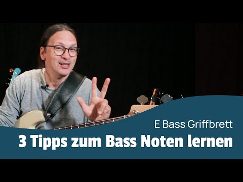 3 Tipps für E-Bass Anfänger - Noten auf dem Bass Griffbrett lernen
