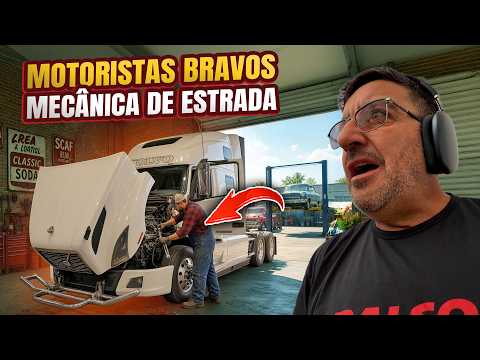 MOTORISTAS BRAVOS COM OS MECÂNICOS AMERICANOS.🙈🇺🇸