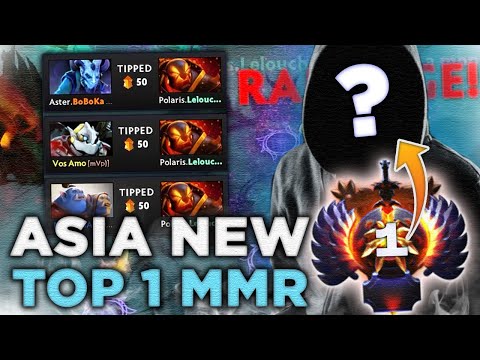 NEW ASIA TOP 1 MMR - AMAZING AND AGGRESSIVE MID DOTA 2