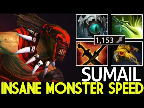 SUMAIL [Bloodseeker] Super Monster Insane Speed 1100MS Cancer Gameplay 7.23 Dota 2