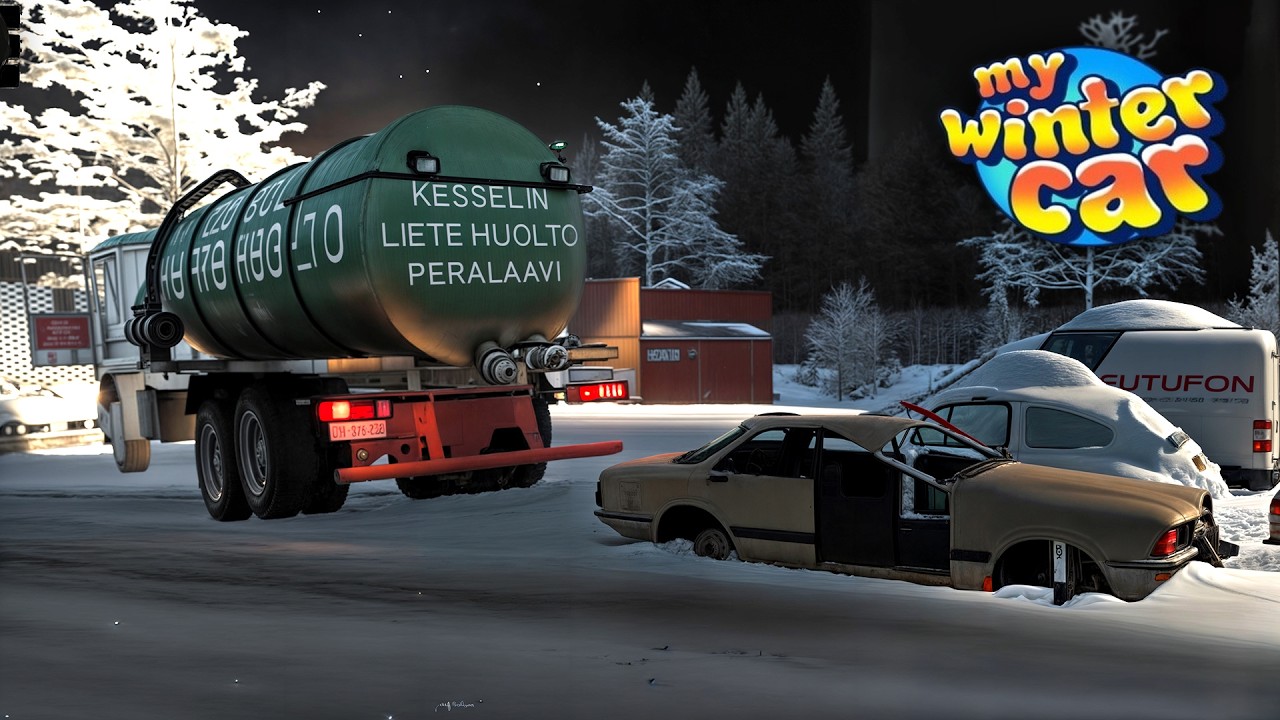 Fazendo GRANA pra CONSERTAR O MOTOR QUEBRADO - My Winter Car #37