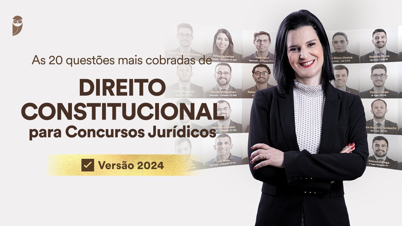 As 20 questões mais cobradas de Direito Constitucional para Concursos Jurídicos (✅ Versão 2024)