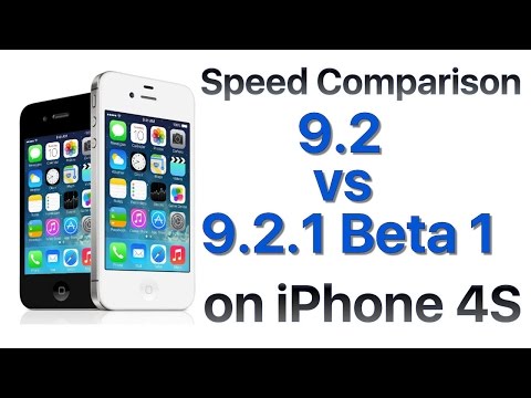 iPhone 4S iOS 9.2 vs iOS 9.2.1 Beta 1 (Speed Comparison)