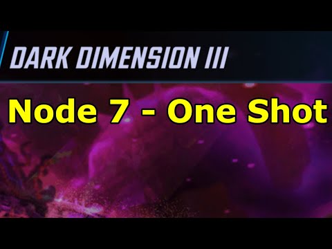 Dark Dimension 3 - Node 7 One Shot Strategy & Walkthrough | DD3 Node 7 | Marvel Strike Force - FTP