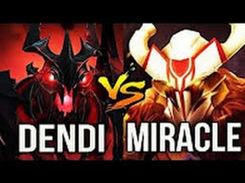 Dendi Shadow Fiend vs Miracle  Juggernaut Godlike 9000 MMR 7 01 Dota 2