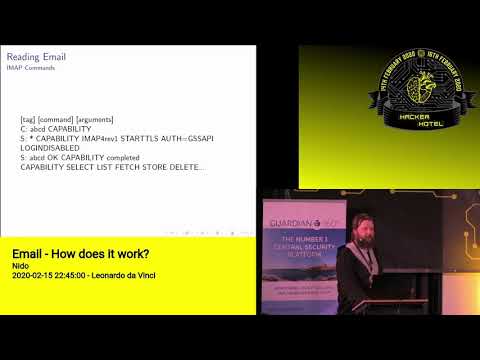 Hackerhotel 2020: Nido -- E-Mail,  how does it work