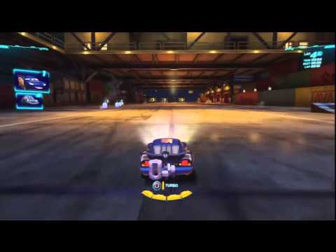 CARS ALIVE! Cars 2 Lightyear Lightning Race on the oil rigg