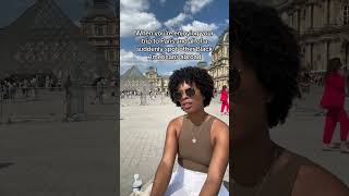 This is the best feeling🤗. Paris vlogs on my channel #solotravel #paris #blackamericansabroad
